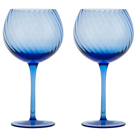 Byon Opacity vinglass 2-pakning, blå