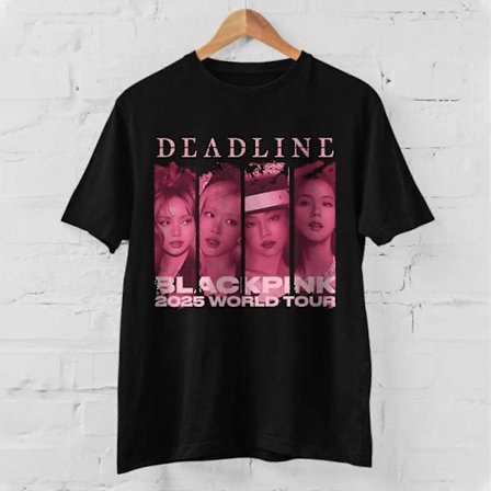 BlackPink Deadline World Tour 2025 T-skjorte Fans support