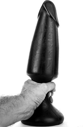 All Black Anal Plug 35 cm Grövre analplugg - Blushme.se