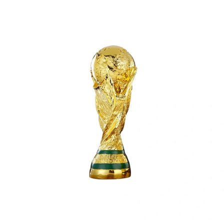 Stor kopi af Qatar 2022 FIFA World Cup fodboldtrofæ, 13 cm