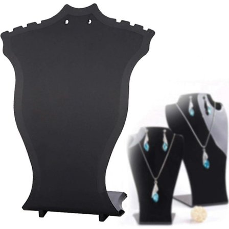 Kaulakorun esittelyteline myyntiin, korujen esittelyteline, kaulakoru, muovi