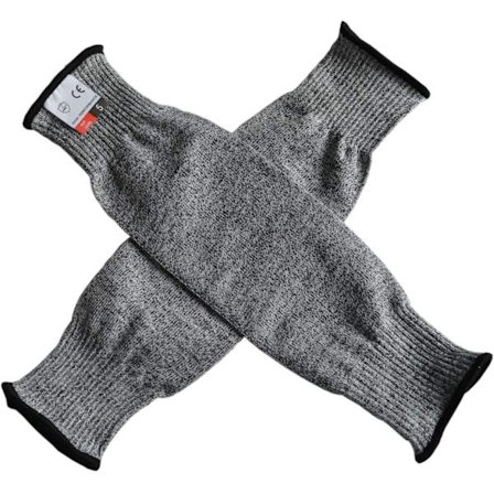 1 pari, viiltosuojatut neulotut hihat, suojahiha, 45 cm