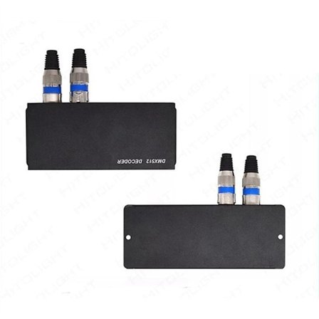 4-veis RGBW DMX512 dekoder scenelys 4 kanaler x 8A DC12-24V med XLR-kontakt LED512 dekoderkontroller