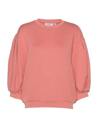 Ima 3/4 Sweatshirt Pink MOSS COPENHAGEN