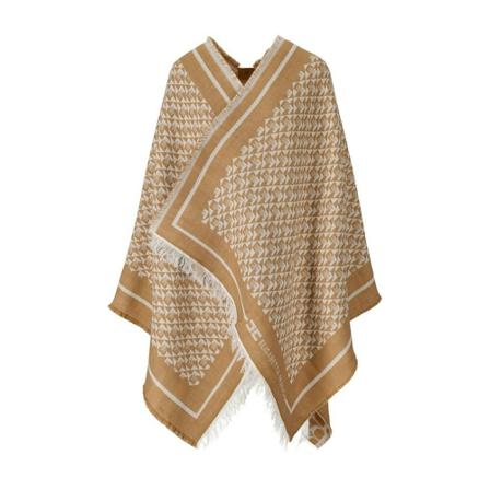 Elisabetta Franchi Reversible Cape inbo, Dame Poncho, Størrelse: ONE Size