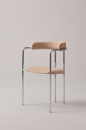 Jotex - Armstol Beige - MARYLAND - Kjøp Spisestoler & kjøkkenstoler hos Jotex