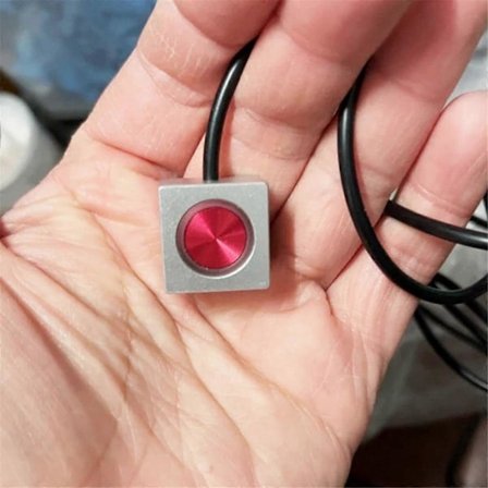 Datamaskin Skrivebord Bryter PC Hovedkort Ekstern Start Strøm På/Av Knapp Forlengelseskabel for DIY Knapp Rød