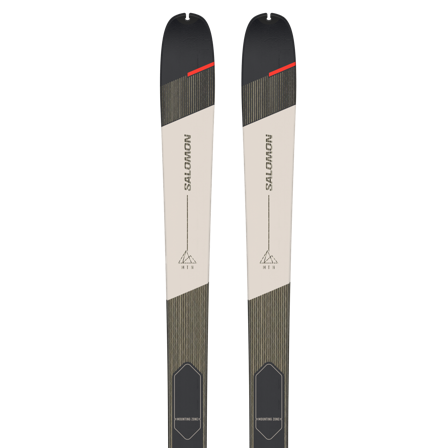 Salomon - Alpinski N Mtn 80 Carbon - Rainy Day / Black