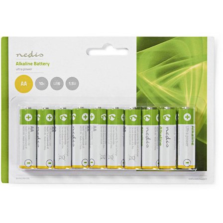 Nedis - Batteri Batteri AA | 1.5 V | 10 st