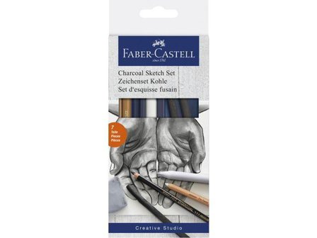 FABER-CASTELL Zeichenset Kohle