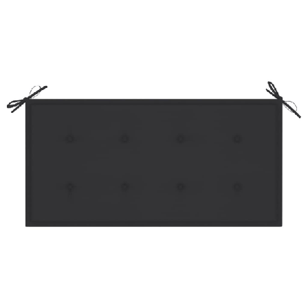 Vidaxl Bänkdyna För Trädgården 100x50x3 Cm Antracit Antracit