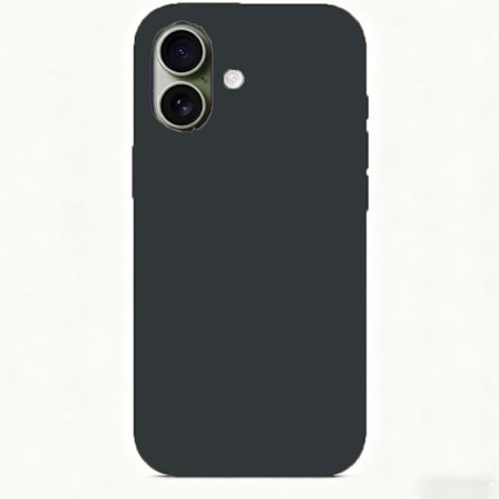 iPhone 17 telefoncover, flydende telefoncover, sort