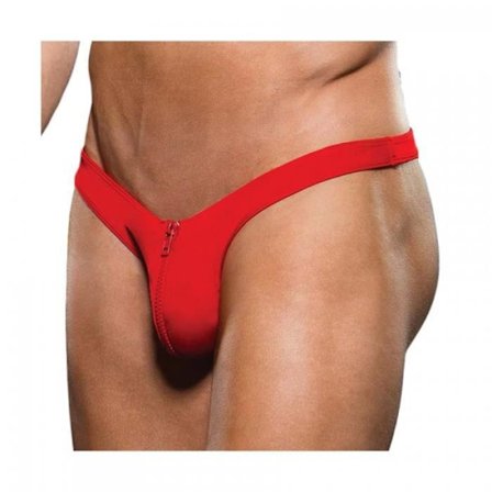 Nauha Yhdistäjä Punainen - ENVY - Matala Vyötärö - 90% Polyesteria - Etuvetoketju - Mukava