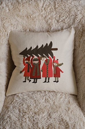 Jotex - Pudebetræk 50x50 Cm Multi/naturhvid - DUBLIN - Køb Pyntepuder og pudebetræk hos Jotex