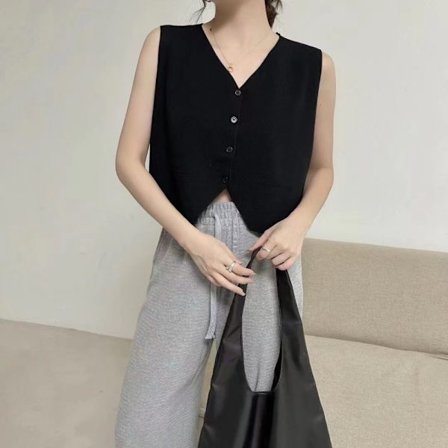 V-ringad Slingväst SVART SVART