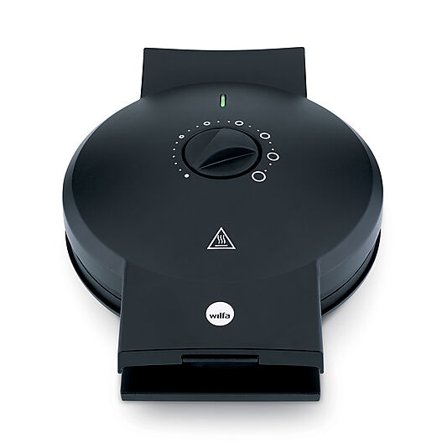 WILFA Krumkakejern østerdalsmønster sort