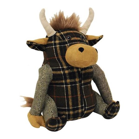 Riva Home Highland Cow Dörrstopp, En Storlek, Brun