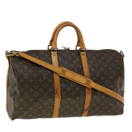 Louis Vuitton Vintage, Pre-owned Canvas travel-bags Bruin, Dames, Maat:ONE Size