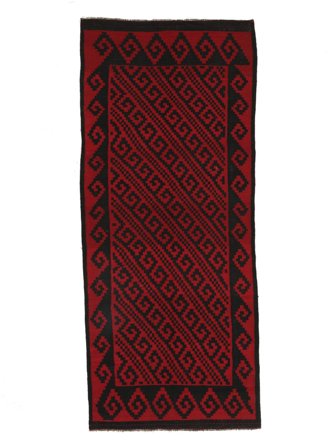 Vintage Afegão Vintage Kilim Tapete 164X390 Lã