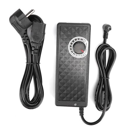 Universal justerbar strømforsyning 3-12V 10A AC DC adapter 110-240V EU stik