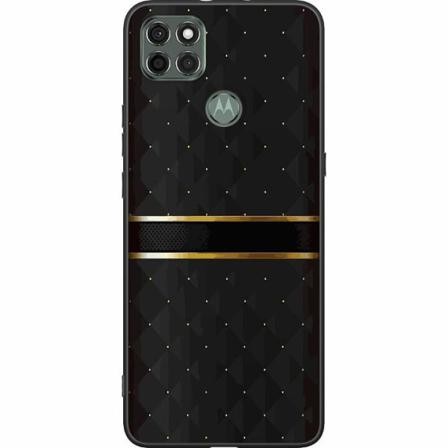 Motorola Moto G9 Power Svart Skal Golden Stripes