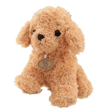 Tegneserie Søt Puddel Hund Valp Plysj Utstoppet Dukke Klembar Leke Hjem Ornament Gave
