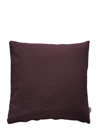 Cushion Cover Linen Basic Washed Home Textiles Cushions & Blankets Cushion Covers Punainen Au Maison