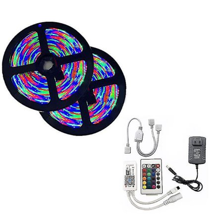 Vandafvisende 2835 SMD LED Strip Lys RGB Feelygter Fest Jul