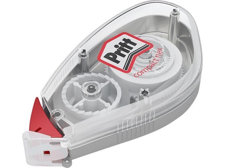 PRITT Compact Flex-korrigeringsroller, 6 mm x 10 m (hängande låda) - Lyreco - Kontorsmaterial - Korrigering - Korrigeringsroller