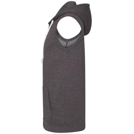 Awdis Just Hoods Herr Ärmlös Hoodiejacka S Charcoal