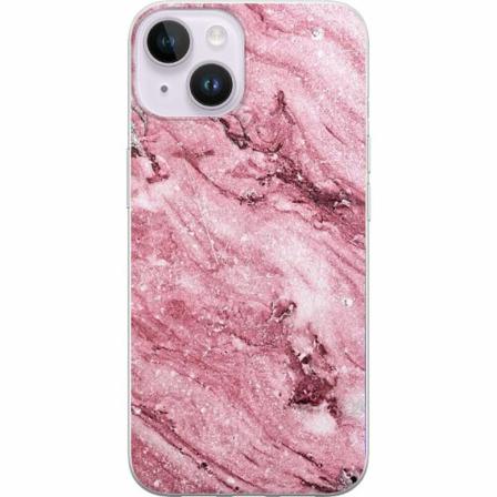 Apple Iphone 14 Plus Mjukt Skal - Glitter Marble