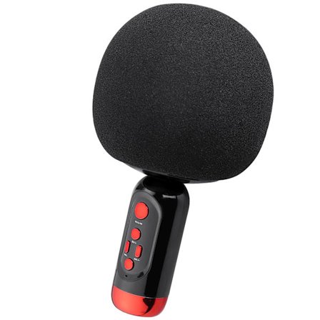 Bluetooth Karaoke Mikrofon med TWS Duet Bluetooth 5.0 Inbyggd Högtalare Bärbar Handhållen Mikrofon Stöd TF