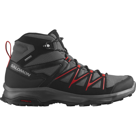 Salomon - Chaussures de randonnée et grande randonnée Chaussures Daintree Mid GTX - Magnet / Black - 42⅔