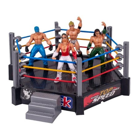 Wrestling Ring Set Barn Warrior Leksaker Actionfigurer Lekset