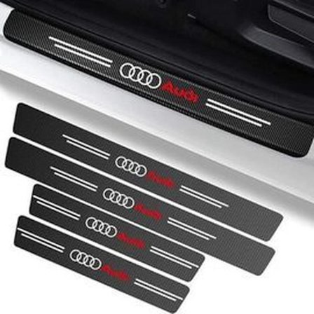 Beskyttelse for bildørterskel, beskyttelsesfilm for Audi A1 A3 Rs3 A4 A5 A6 A7 Rs7 A8 Q3 Q5 Q7 R8, dørbeskyttelse
