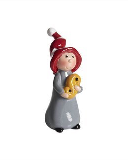 Juldekoration Lill-Nisse med Lussekatt Röd - Nääsgränsgården