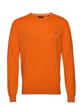 Superfine Lambswool Crew T-Langærmet Skjorte Orange GANT