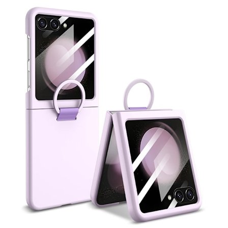 Samsung ring flip telefonfodral med ring, lämpligt för Galaxy-telefoner.