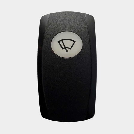 Kap / knop voor schakelaars Carling Technologies Contura V, ruitenwisser, zwart