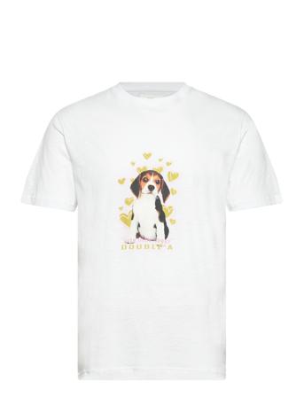 Ace Cute Doggy T-Shirt White Double A By Wood Wood