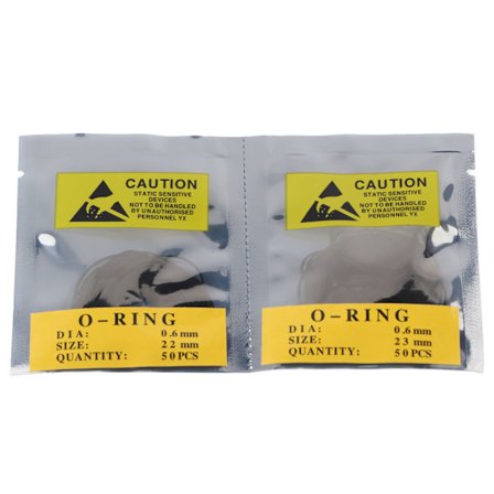950st 0.6mm O-ring Set Tätningsringar Klocka Gummitätningar Storlek 12-30mm