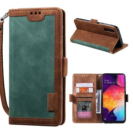 Surburbian Samsung Galaxy A50 flip etui - Grøn
