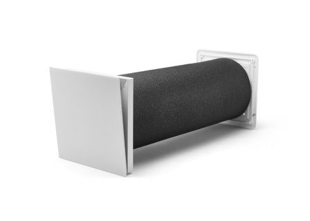 Fresh TL80DE DBS Friskluftsventil støydempende, 160x160 mm, Ventilasjon