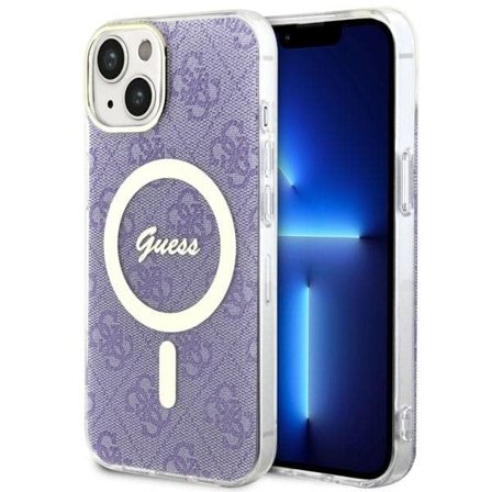 Guess GUHMP14MH4STU iPhone 14 Plus 6,7" lilla/lilla hardcase 4G MagSafe