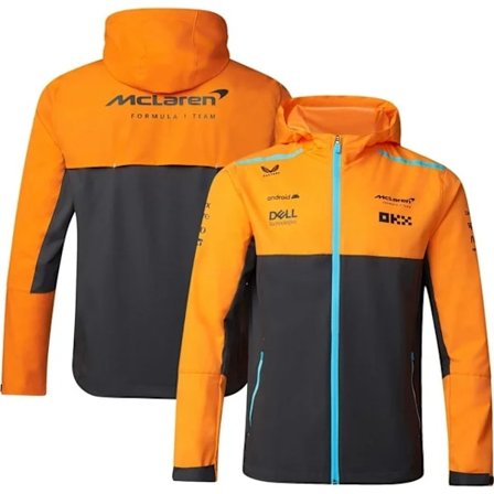 2024 McLaren F1 Offisiell Team Lettvekts Hoodie Regnjakke Herre Hoodie Jakke XL/NT/