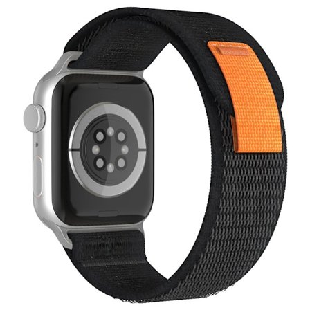 Apple Watch 38/40/41/42 mm Armband Nylon Trail Loop Svart