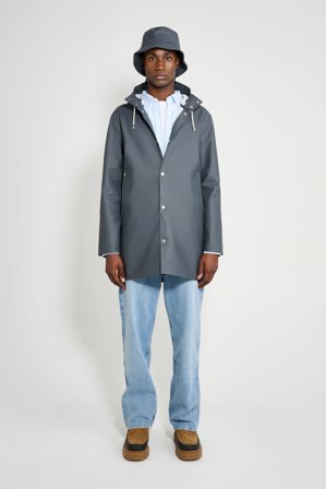 Stockholm Raincoat Charcoal