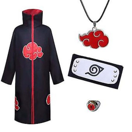 Ninja Kappe Cosplay Kostyme Ninja Naruto Unisex (XL)