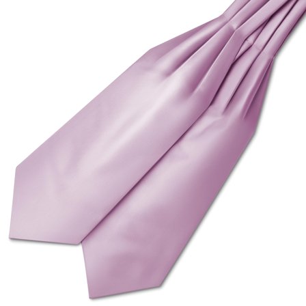 Light Violet Satin Cravat for Men - Cravats