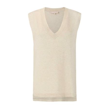 Soft Rebels, SRMarla V-neck Loose Fit Knit Vest Grijs, Dames, Maat:L
